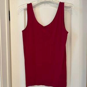 White House Black Market Bold Red Tank Top